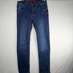 Joker Jeans Wear Bershka Mens Slim Fit Denim Blue Jeans Medium Wash 34x31 Syria